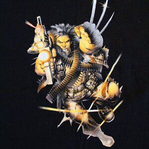 Wolverine tee shirt Marvel Comics vintage 2002 Graffitti Designs
